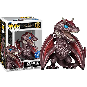 Funko Pop! Television House Of The Dragon / A Casa do Dragão Caraxes 10 Exclusivo Metallic