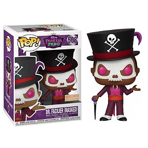 Funko Pop! Filme Disney A Princesa e o Sapo Dr. Facilier Masked 508 Exclusivo