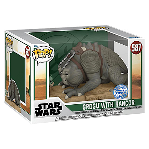 Funko Pop! Television Star Wars Grogu With Rancor 587 Exclusivo