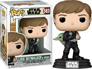 Funko Pop! Television Star Wars Luke Skywalker & Grogu 583
