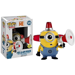 Funko Pop! Filme Meu Malvado Favorito Fire Alarm Minion 126 Exclusivo Glow