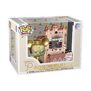 Funko Pop! Disney Hollywood Tower Hotel And Mickey Mouse 31 Exclusivo