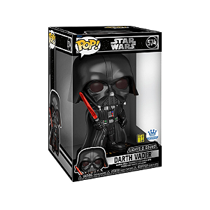 Funko Pop! Television Star Wars Darth Vader 574 Exclusivo Lights & Sound 10 Polegadas