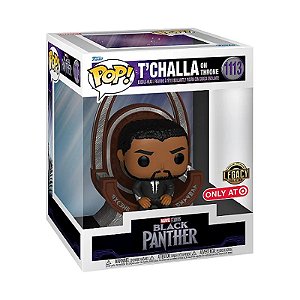 Funko Pop! Marvel Pantera Negra Black Panther T'Challa On Throne 1113 Exclusivo * SEM CAIXA