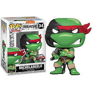 Funko Pop! Comics As Tartarugas Ninjas Michelangelo 34 Exclusivo