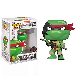 Funko Pop! Tartarugas Ninja Teenage Mutant Ninja Turtles Donatello 33 Exclusivo