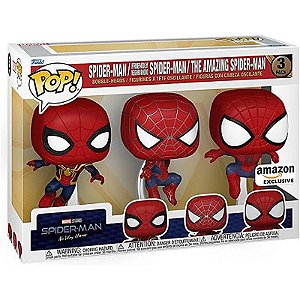 Funko Pop! Marvel Homem Aranha / Spider Man 3 Pack Exclusivo