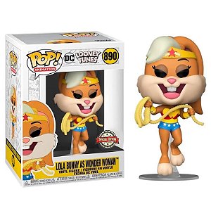 Funko Pop! Looney Tunes Lola Bunny Wonder Woman 890 Exclusivo