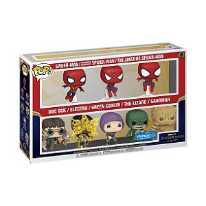 Funko Pop! Marvel Homem Aranha Spider-Man No Way Home 8 Pack Exclusivo