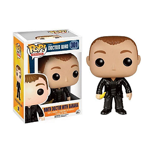 Funko Pop! Television Doctor Who Ninth Doctor With Banana 301 Exclusivo