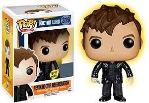 Funko Pop! Television Doctor Who Tenth Doctor Regeneration 319 Exclusivo Glow