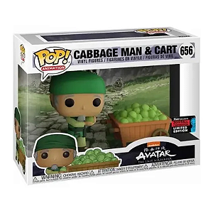 Funko Pop! Animation Avatar Cabbage Man & Cart 656 Exclusivo (Vaulted, 2019)