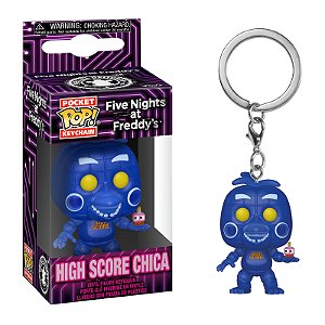 Funko Pop! Keychain Chaveiro Games Five Nights At Freddy High Score Chica