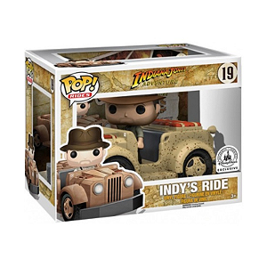 Funko Pop! Rides Indiana Jones Indys Ride 19 Exclusivo