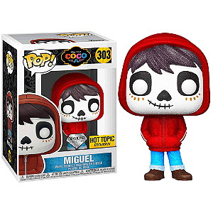 Funko Pop! Disney Coco Viva A Vida é uma Festa Miguel 303 Exclusivo Diamond