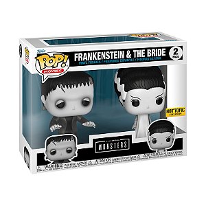 Funko Pop! Movies Frankenstein & The Bride 2 Pack Exclusivo