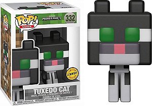 Funko Pop! Games Minecraft Tuxedo Cat 332 Exclusivo Chase