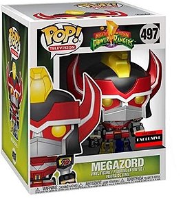 Funko Pop! Television Power Rangers Megazord 497 Exclusivo Metallic