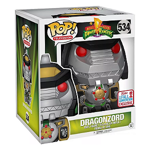 Funko Pop! Television Power Rangers Dragonzord 534 Exclusivo