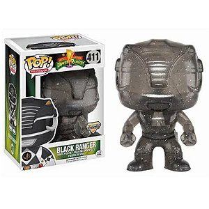 Funko Pop! Television Power Rangers Black Ranger 411 Exclusivo