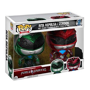 Funko Pop! Television Power Rangers Rita Repulsa e Zordon 2 Pack Exclusivo