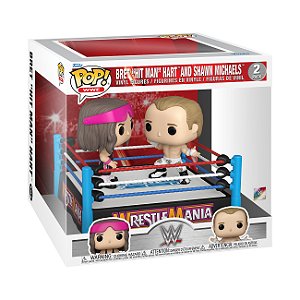 Funko Pop! WWE Bret "Hit Man" Hart And Shawn Michaels 2 Pack Exclusivo
