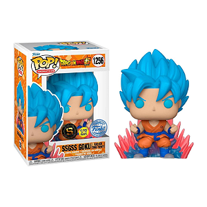 Funko Pop! Animation Dragon Ball Z SSGSS Goku 1256 Exclusivo Glow