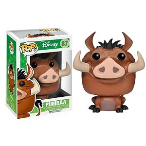 Funko Pop! Filme Disney O Rei Leao Lion King Pumbaa 87 * CAIXA DANIFICADA