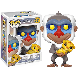 Funko Pop! Disney O Rei Leao Rafiki With Simba 301