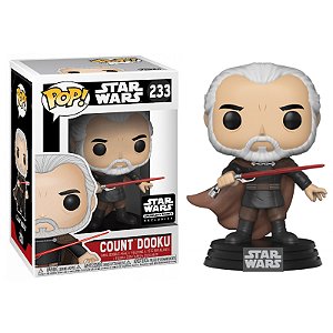 Funko Pop! Television Star Wars Count Dooku 233 Exclusivo