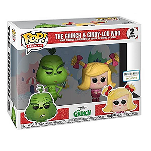Funko Pop! Filme O Grinch & Cindy-Lou Who 2 Pack Exclusivo