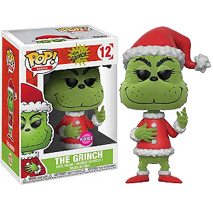 Funko Pop! Books Natal O Grinch 12 Exclusivo Flocked