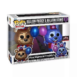 Funko Pop! Games Five Nights At Freddy's Balloon Freddy & Balloon Bonnie 2 Pack Exclusivo