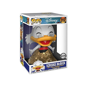 Funko Pop! Disney DuckTales Tio Patinhas Scrooge McDuck 312 Exclusivo 10 Polegadas