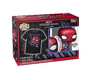 Funko Pop! Box Tees Marvel Spider-man Diamond Tamanho G
