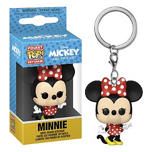 Funko Pop! Keychain Chaveiro Disney Mickey Mouse Minnie Mouse