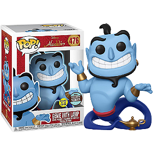 Funko Pop! Disney Aladdin Genio Da Lampada / Genie With Lamp 476 Exclusivo Glow