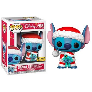 Funko Pop! Disney Lilo & Stitch Santa Stitch With Scrump 983 Exclusivo