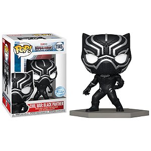 Funko Pop! Marvel Civir War Black Panther 1145 Exclusivo
