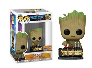 Funko Pop! Filme Marvel Guardiões da Galáxia Guardians Of The Galaxy Groot 1222 Exclusivo