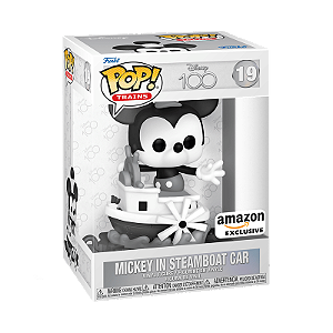 Funko Pop! Disney Mickey in Steamboat Car 19 Exclusivo