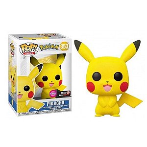 Funko Pop! Games Pokemon Pikachu 353 Exclusivo Flocked