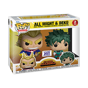 Funko Pop! Animation My Hero Academia All Might & Deku 2 Pack Exclusivo