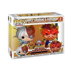 Funko Pop! Animation My Hero Academia Shoto Todoroki & Endeavor 2 Pack Exclusivo