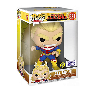 Funko Pop! Animation My Hero Academia All Might 821 Exclusivo Glow 10 Polegadas