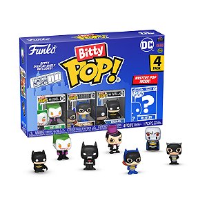 Funko Bitty Pop! DC Comics 4 Pack The Joker, Batgirl, Batman + Surpresa