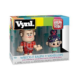 Funko Vynl! Filme Disney Detona Ralph Wreck-It Ralph & Vanellope 2 Pack