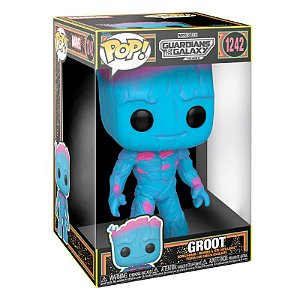 Funko Pop! Filme Marvel Guardiões da Galáxia Guardians Of The Galaxy Groot 1242 Exclusivo