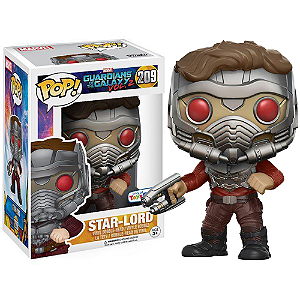 Funko Pop! Filme Marvel Guardiões da Galáxia Star Lord 209 Exclusivo