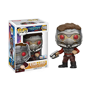 Funko Pop! Filme Marvel Guardiões da Galáxia Star Lord 209 Exclusivo